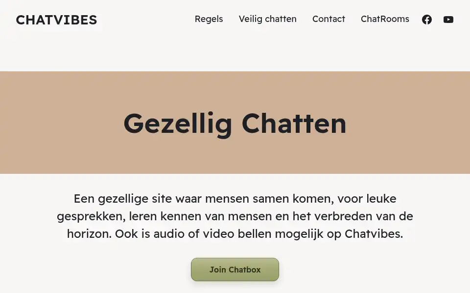 Screenshot of chatvibes.nl