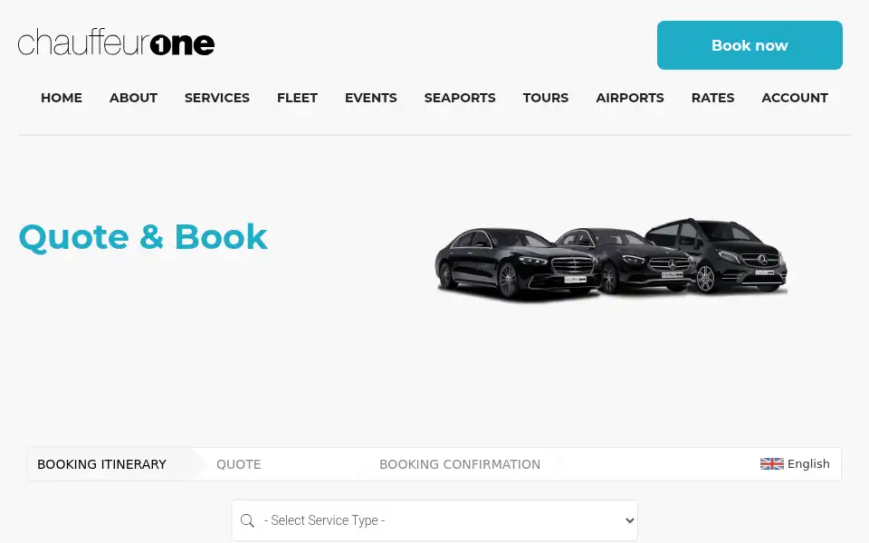 Screenshot of chauffeur-one.com