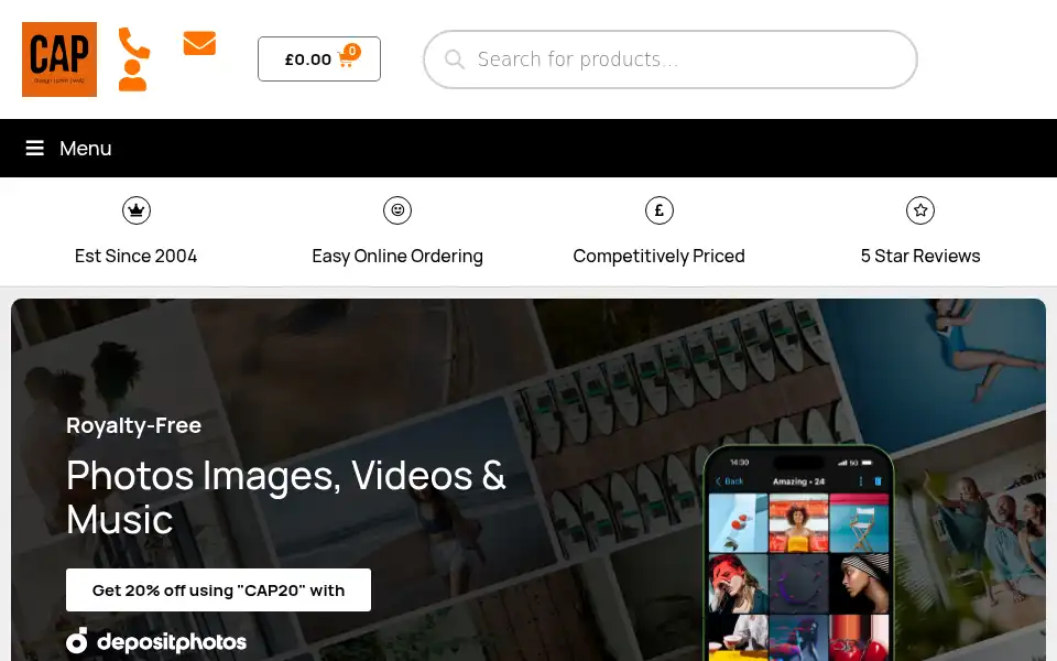 Screenshot of cheapasprints.com