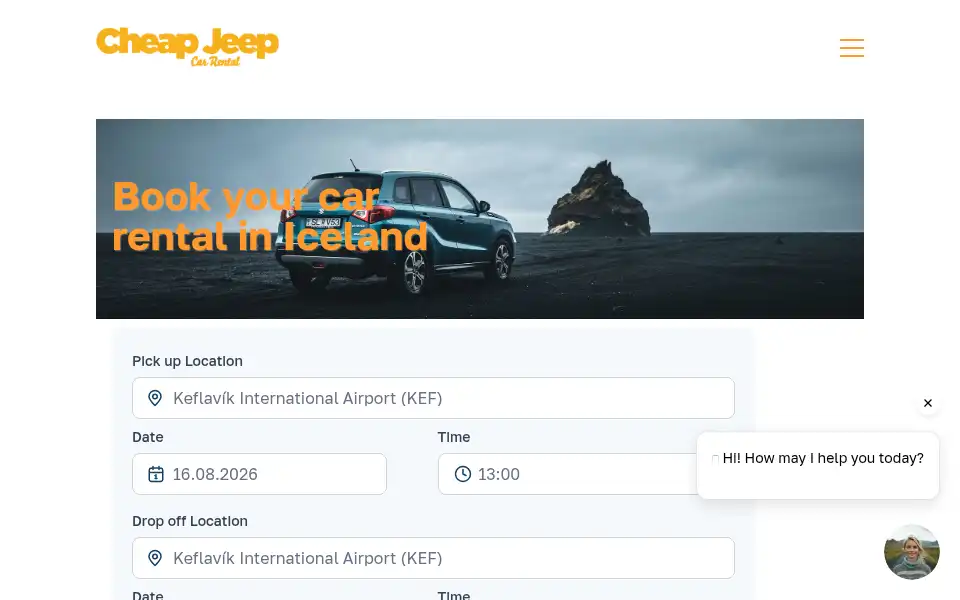 Screenshot of cheapjeep.is