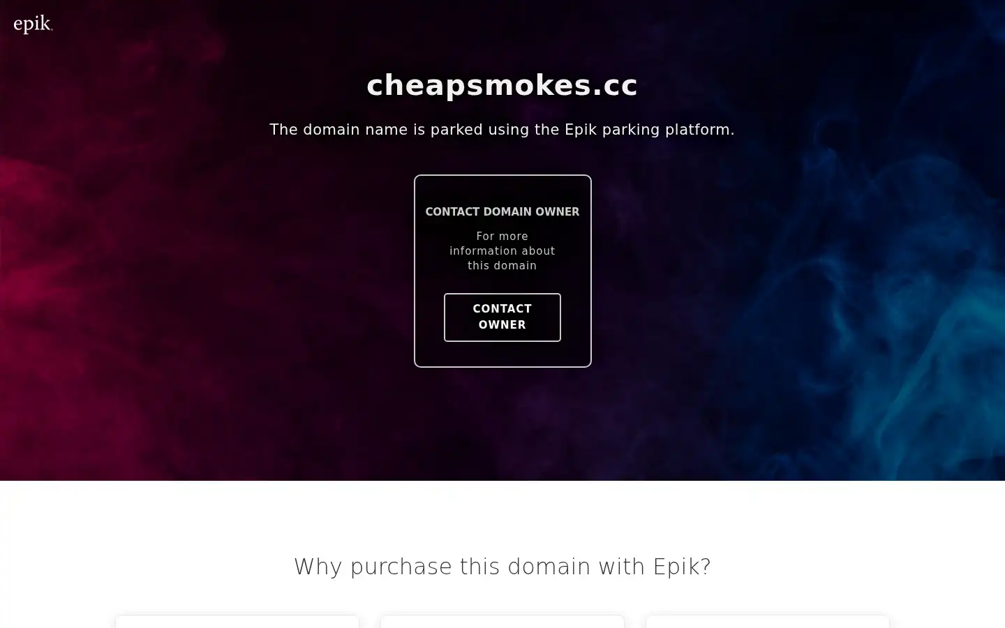 Screenshot of cheapsmokes.cc