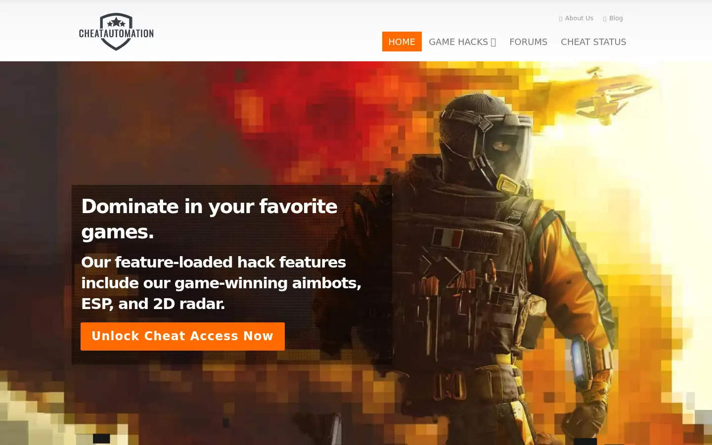 Screenshot of cheatautomation.com