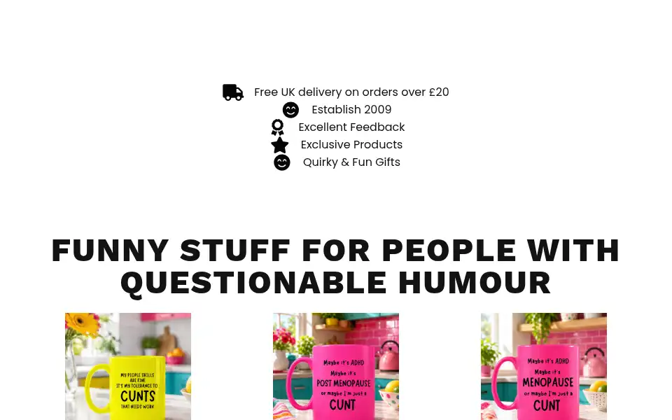 Screenshot of cheekychopscards.co.uk