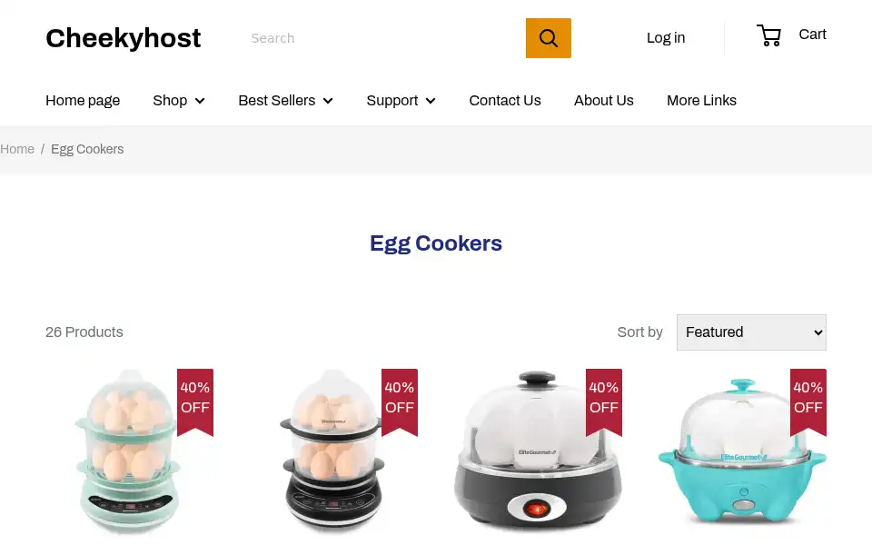 Screenshot of cheekyhost.com