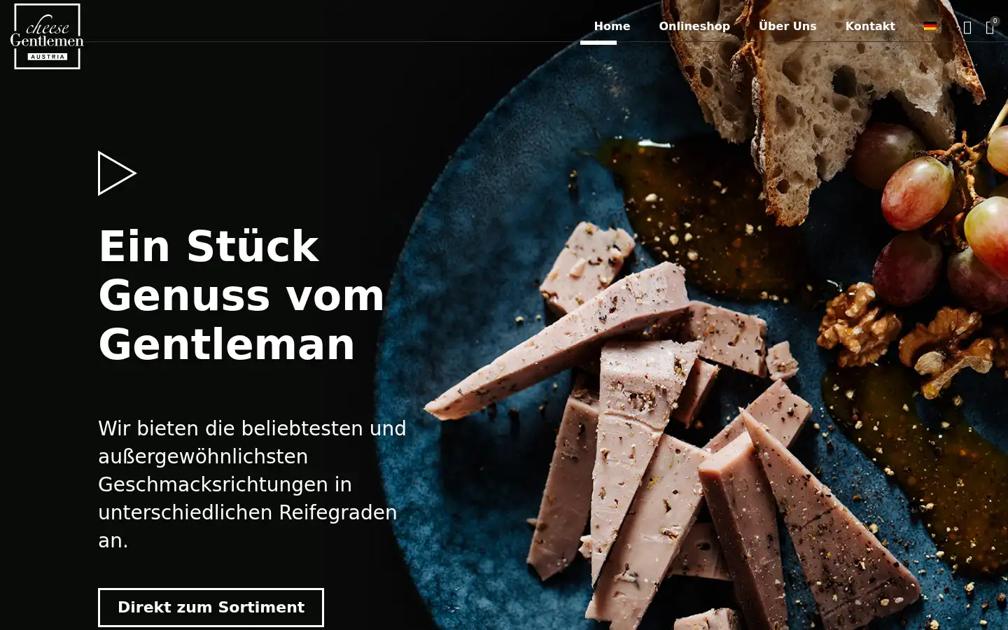 Screenshot of cheese-gentlemen.com