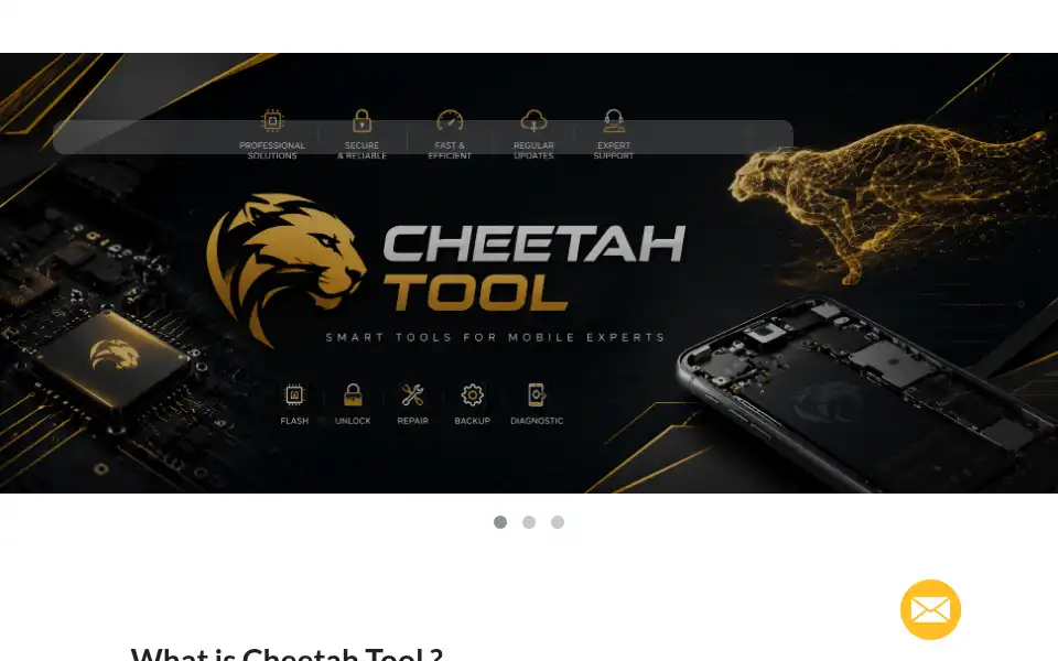 Screenshot of cheetah-tool.com