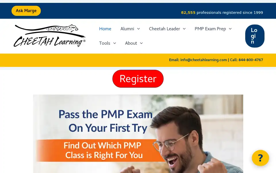 Screenshot of cheetahlearning.com