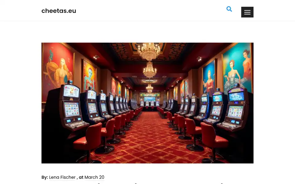 Screenshot of cheetas.eu