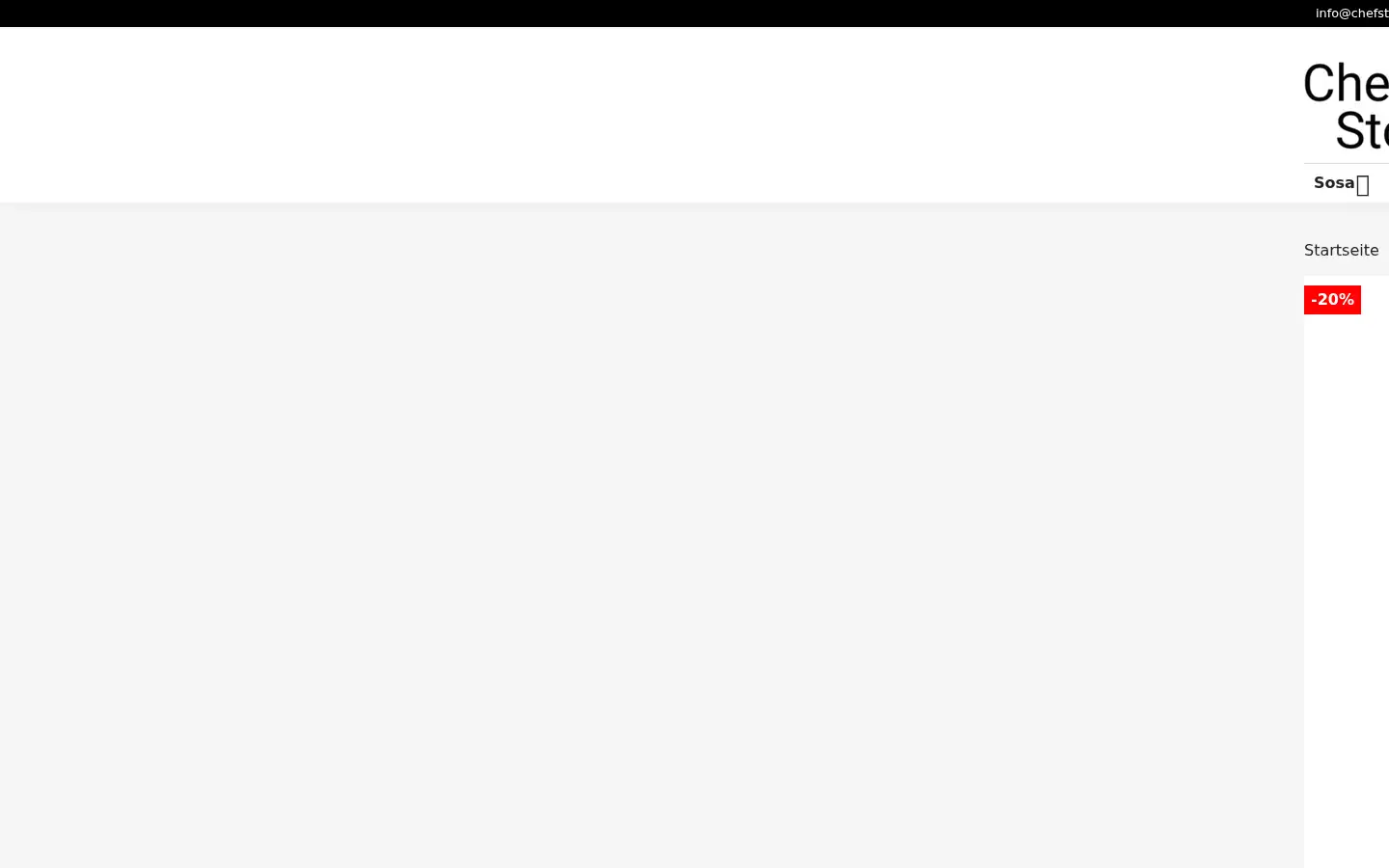 Screenshot of chefstore.ch