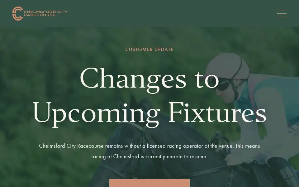 Screenshot of chelmsfordcityracecourse.co.uk