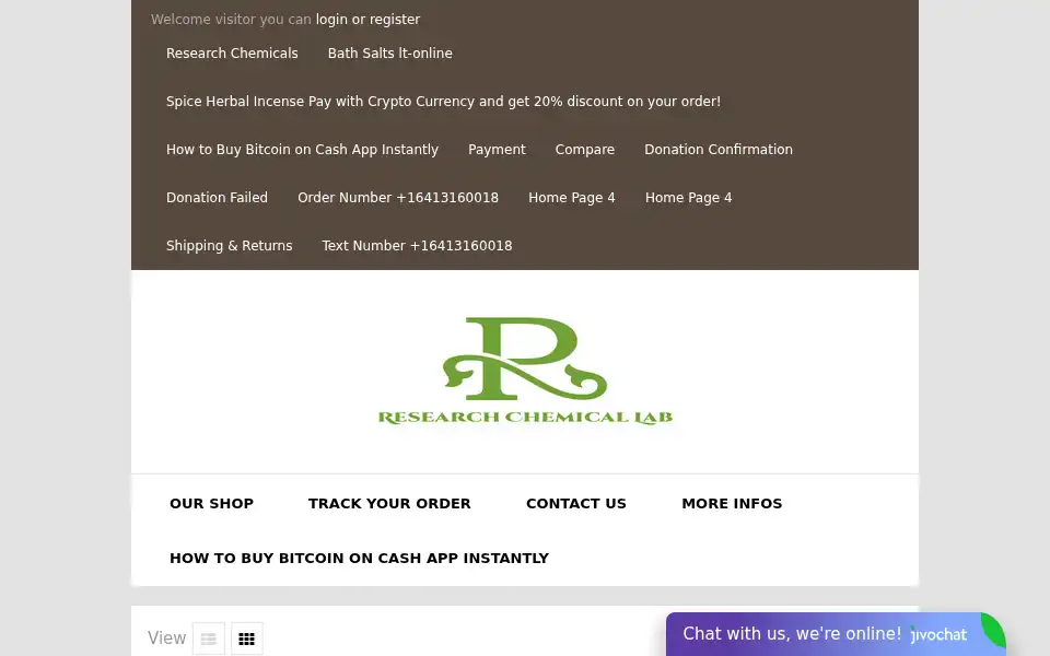 Screenshot of chemlabshop-online.com