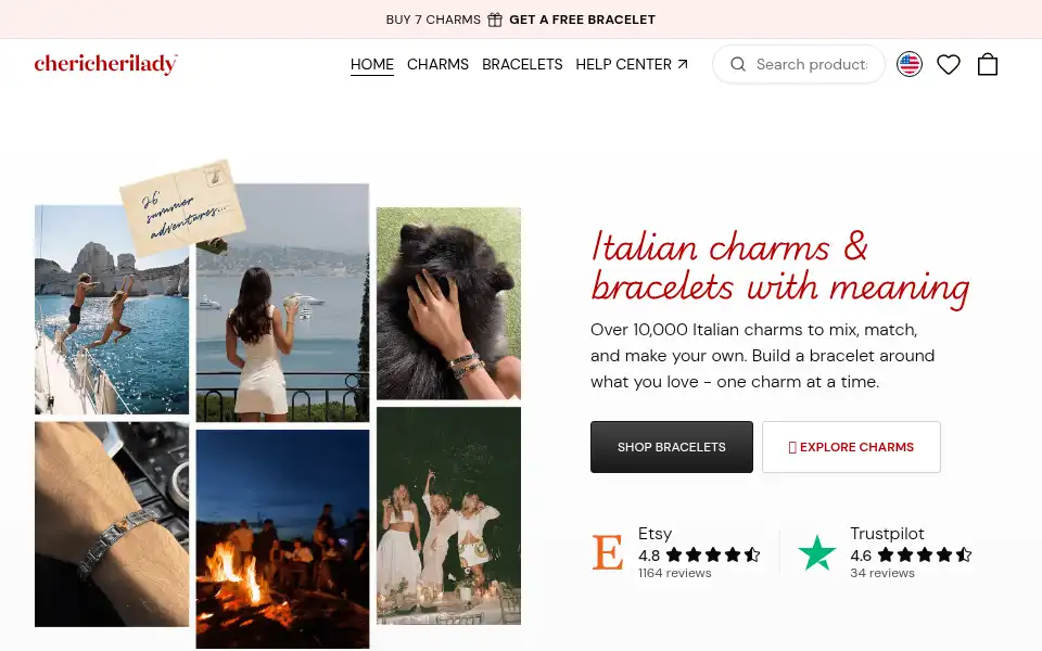 Screenshot of chericherilady.com