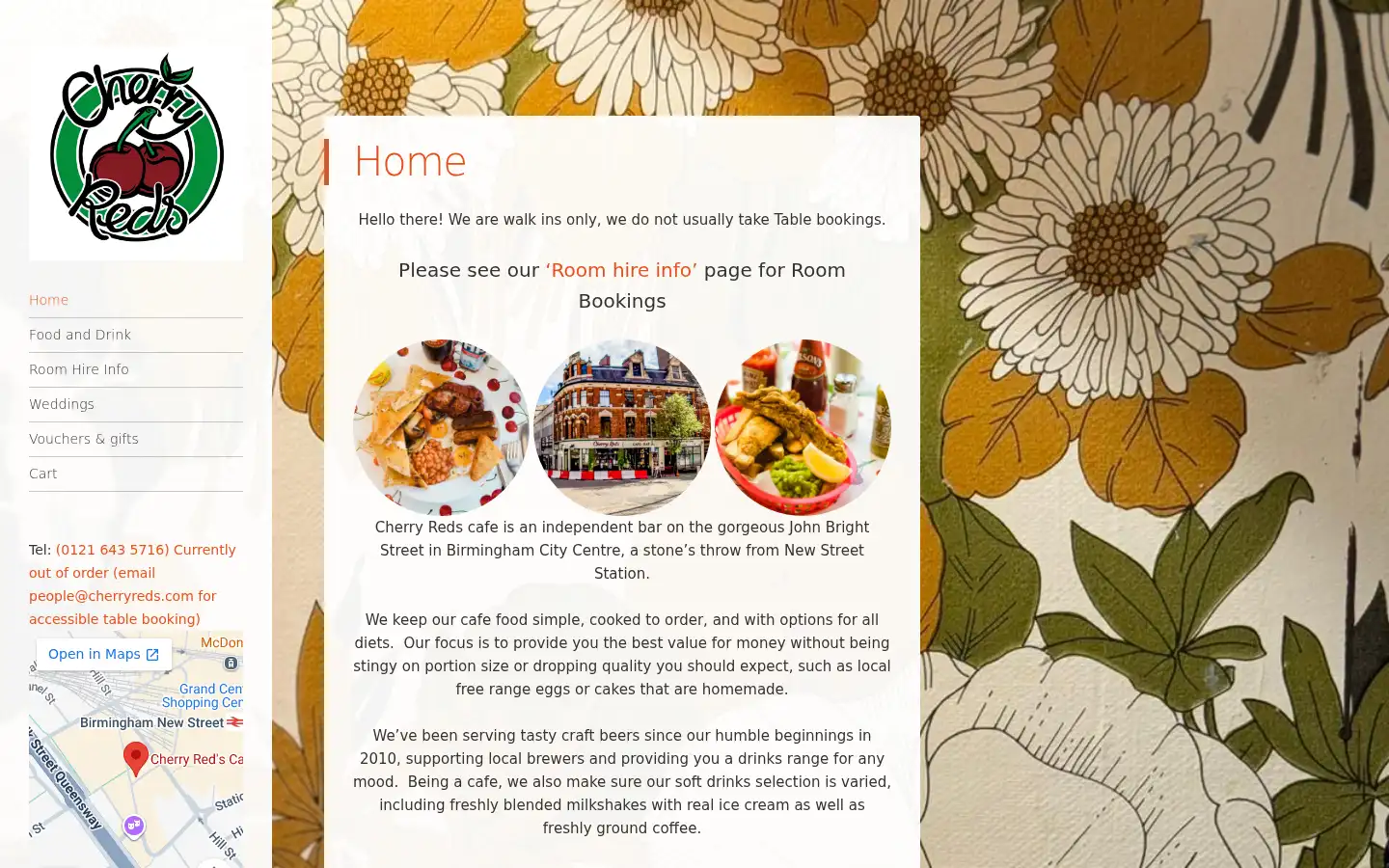 Screenshot of cherryreds.com