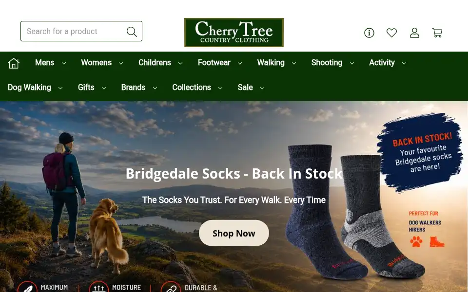 Screenshot of cherrytreecountryclothing.com