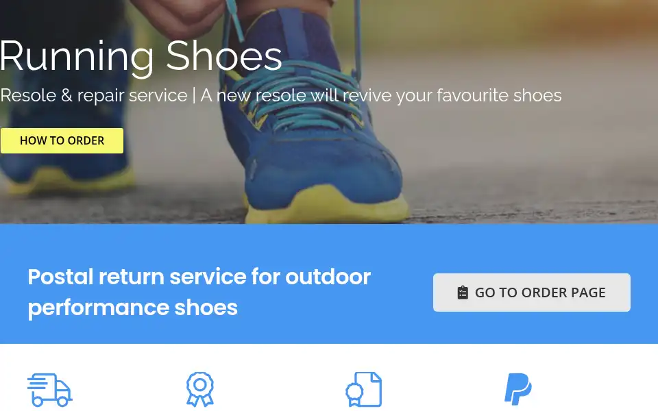 Screenshot of cheshireshoe.co.uk