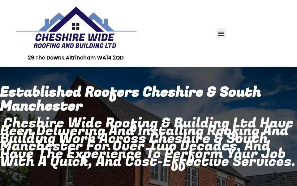 Screenshot of cheshirewideroofingandbuilding.co.uk