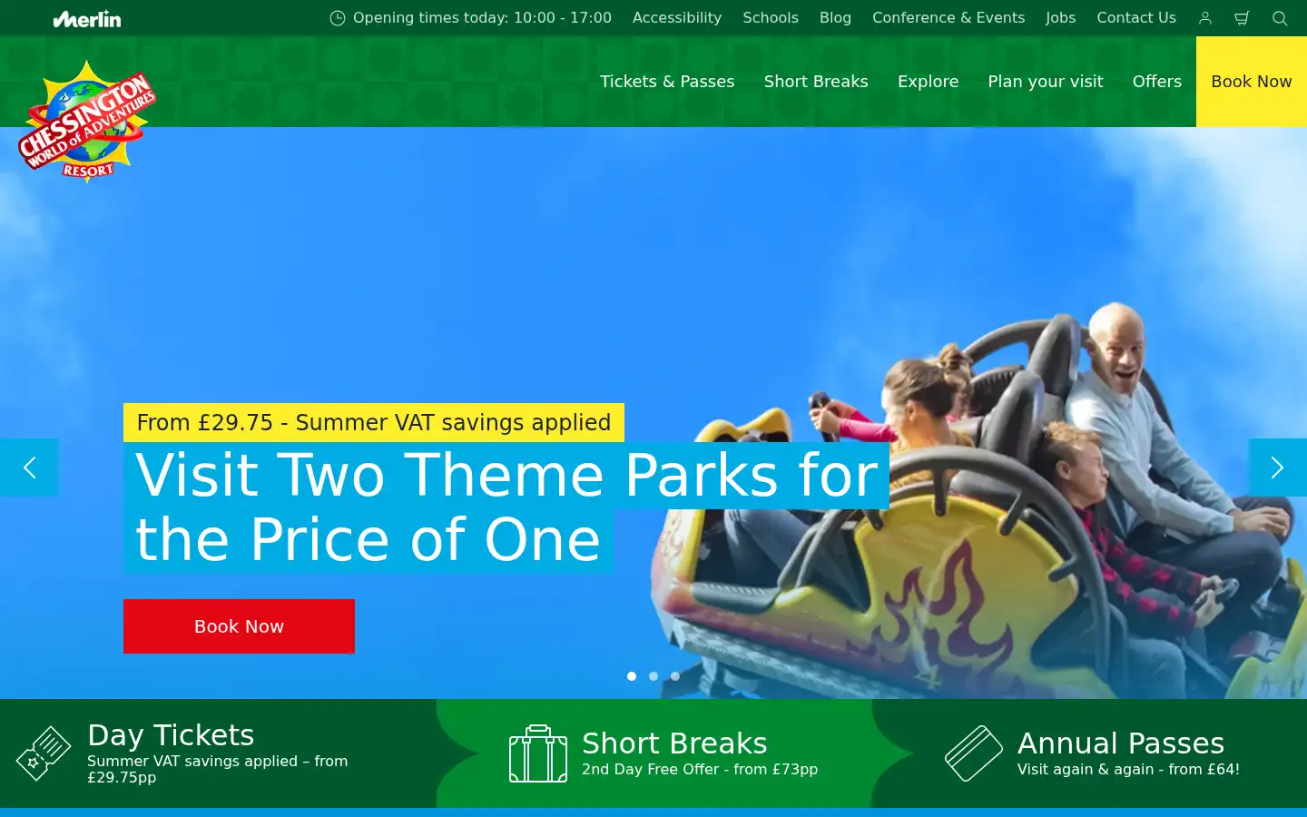 Screenshot of chessington.com