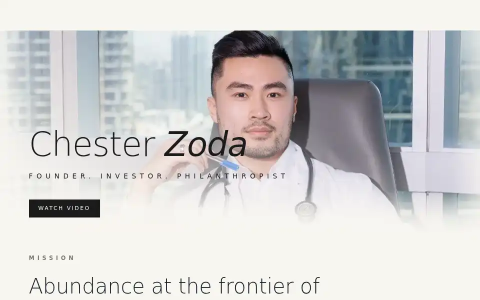 Screenshot of chesterzoda.com