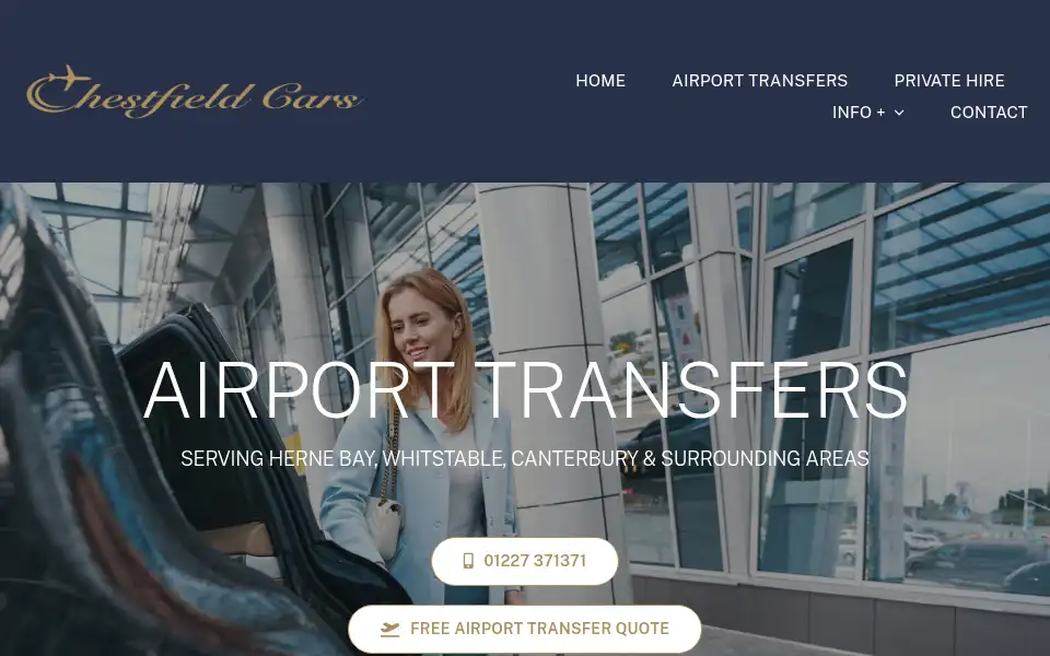 Screenshot of chestfieldcars.co.uk
