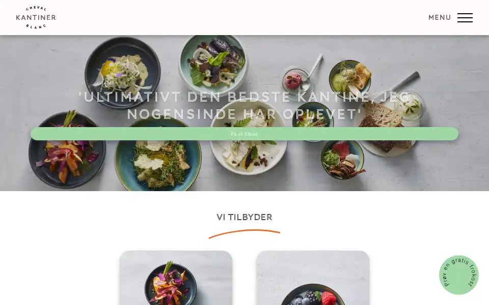 Screenshot of cheval-blanc.dk