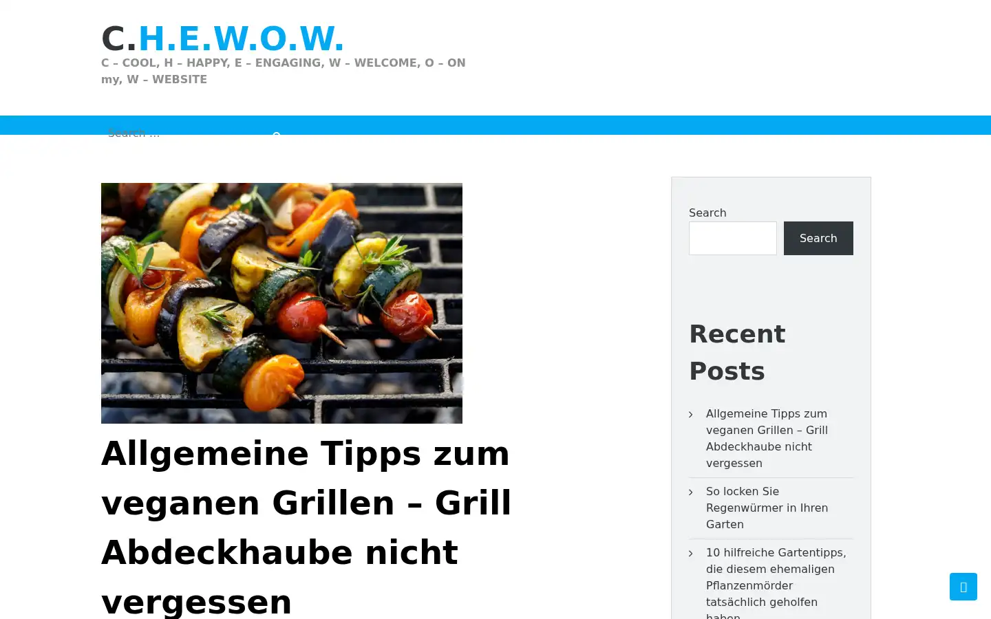 Screenshot of chewow.de