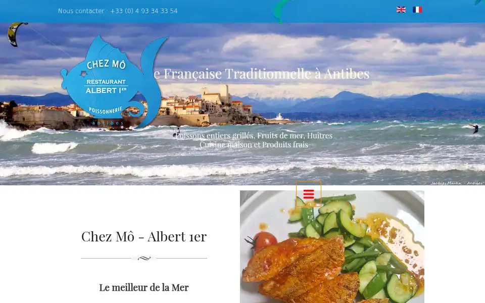 Screenshot of chezmo-antibes.fr