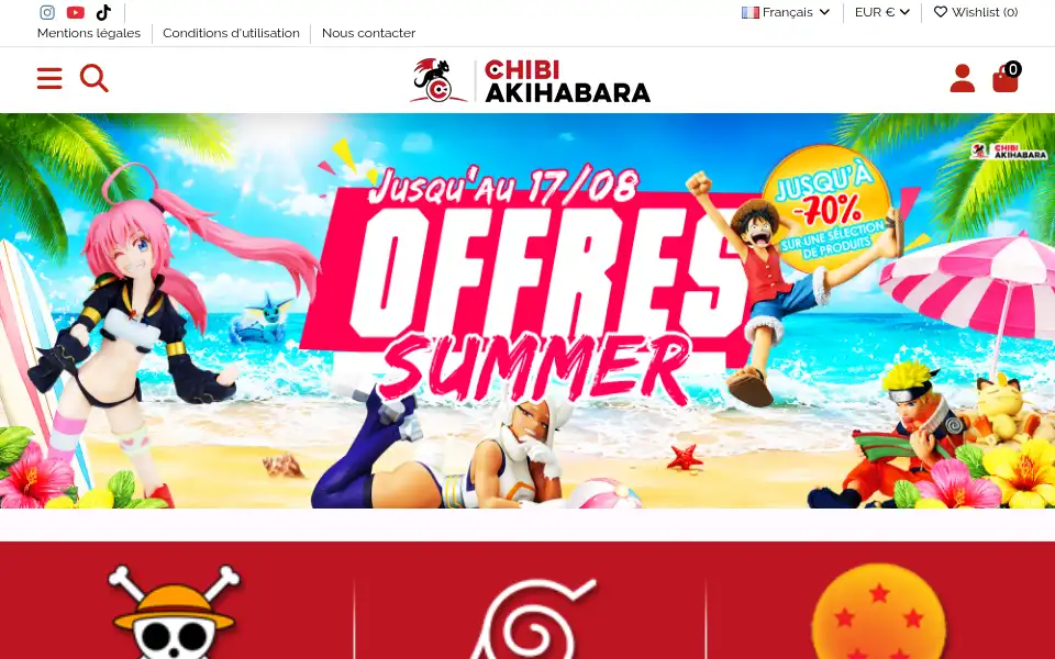 Screenshot of chibi-akihabara.com