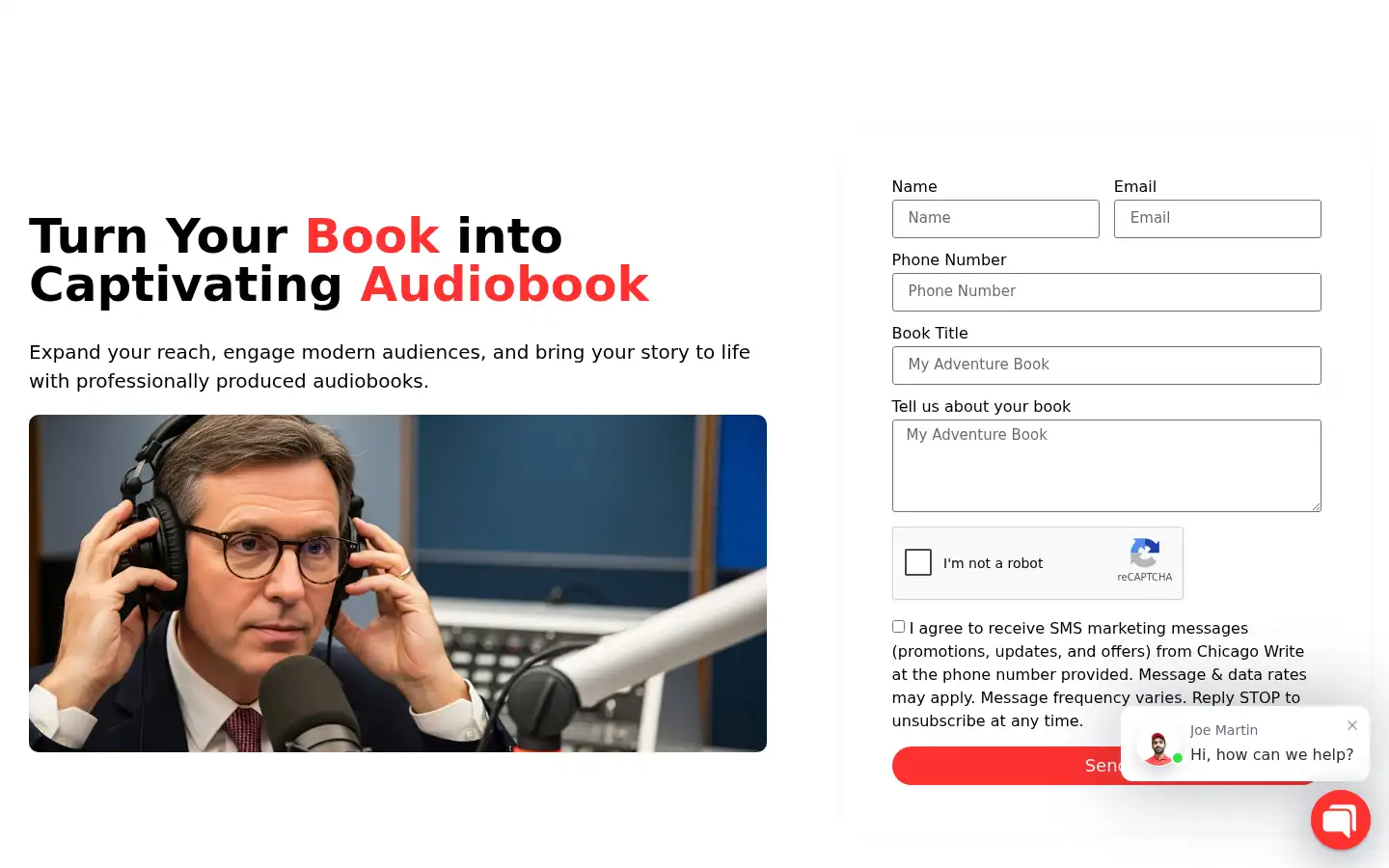 Screenshot of chicagowrite.com