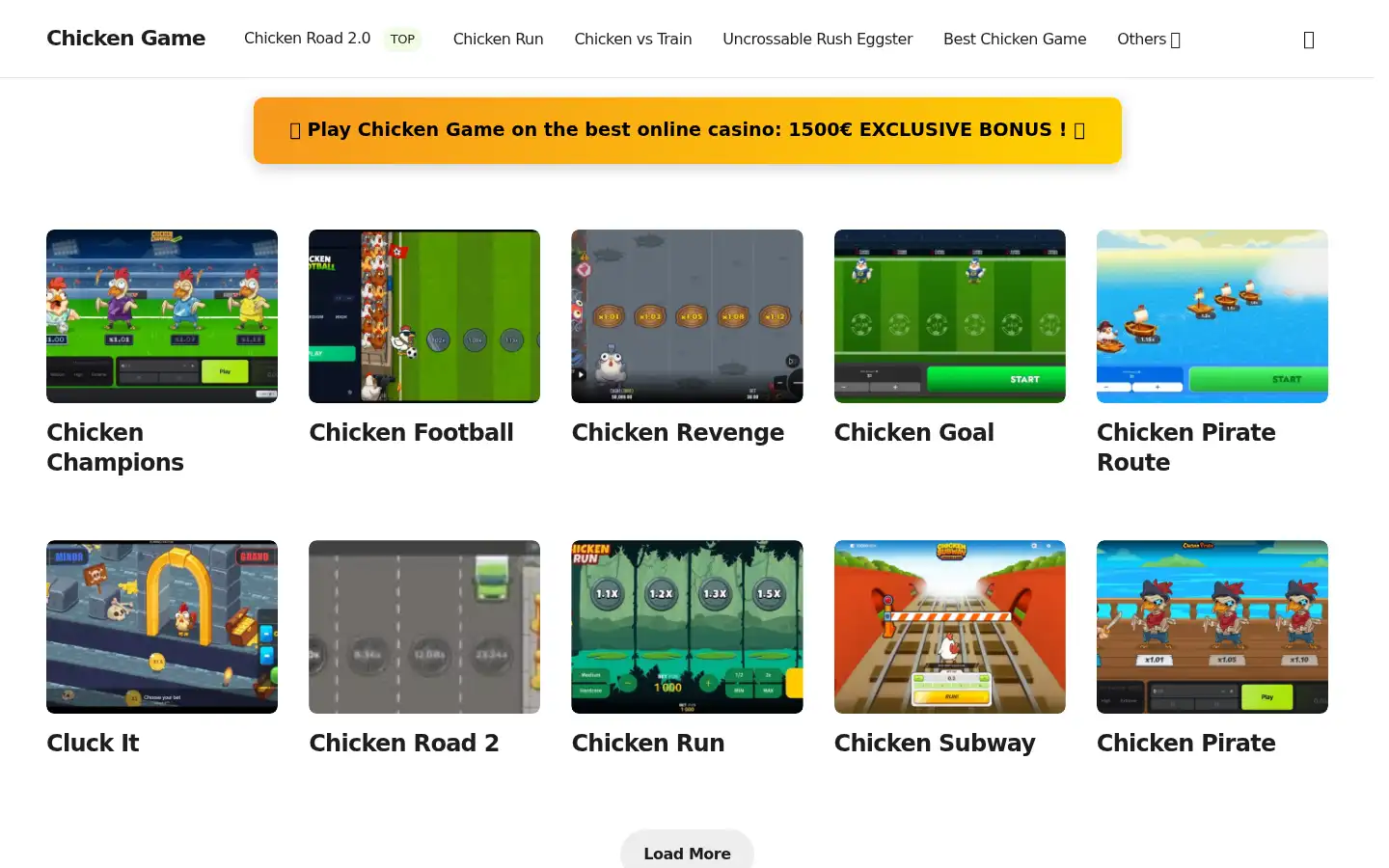 Screenshot of chicken-game-gambling.com