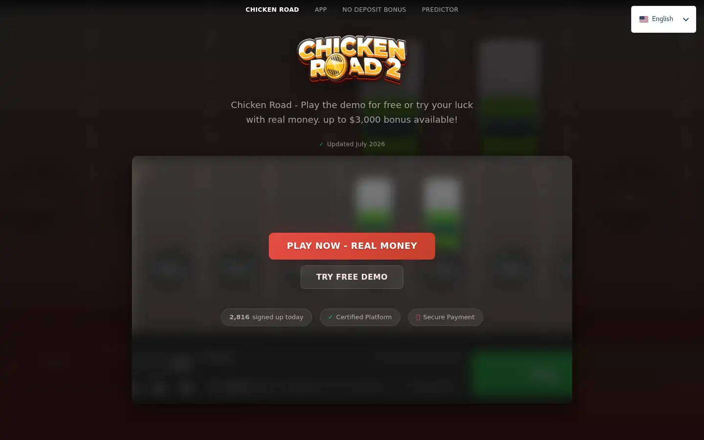 Screenshot of chicken-ro.ad