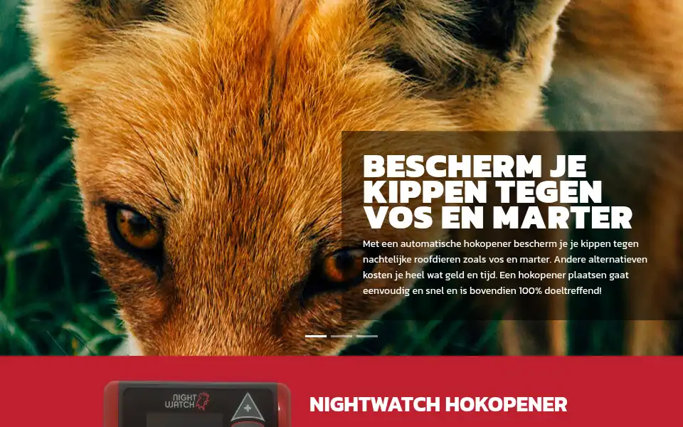 Screenshot of chickencare.be