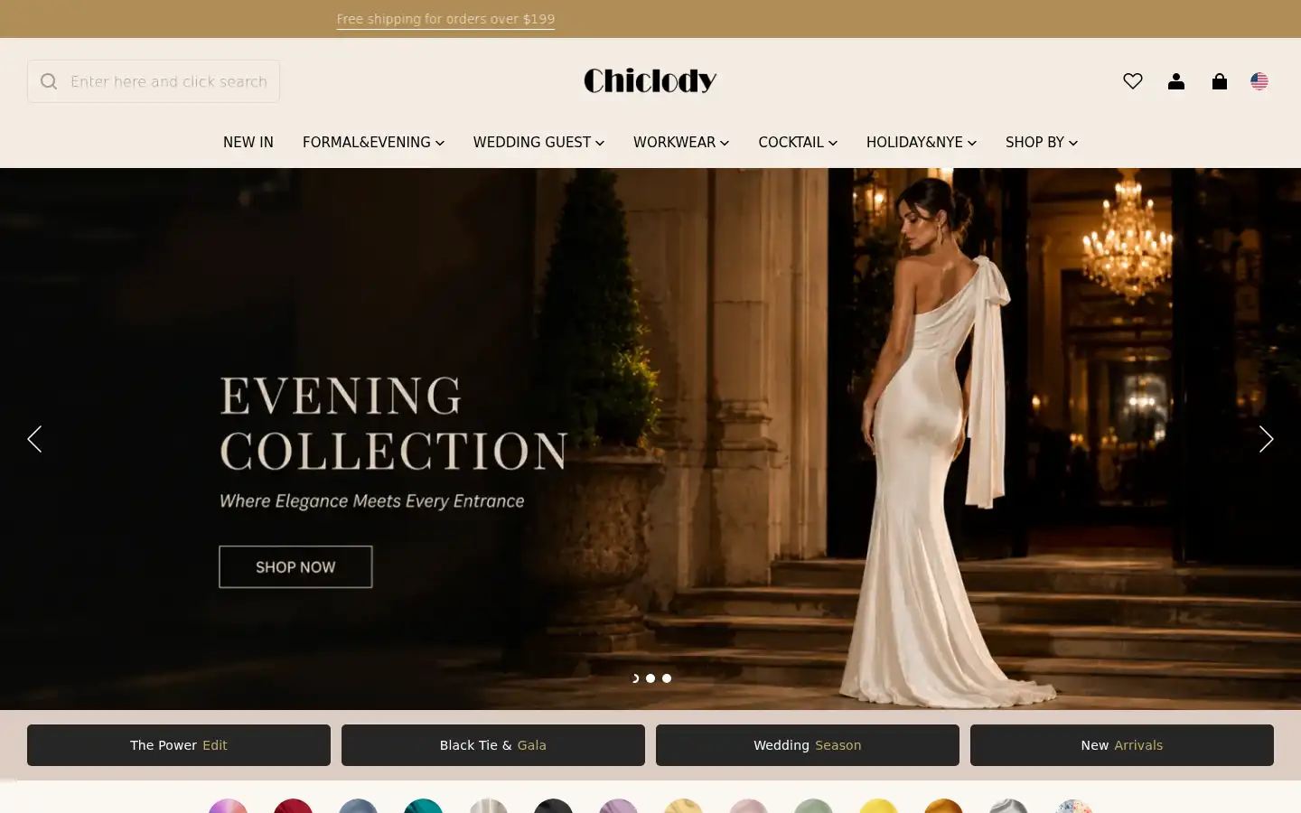 Screenshot of chiclody.com