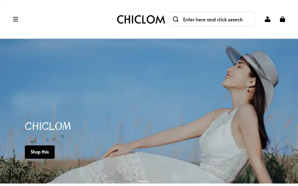 Screenshot of chiclom.com