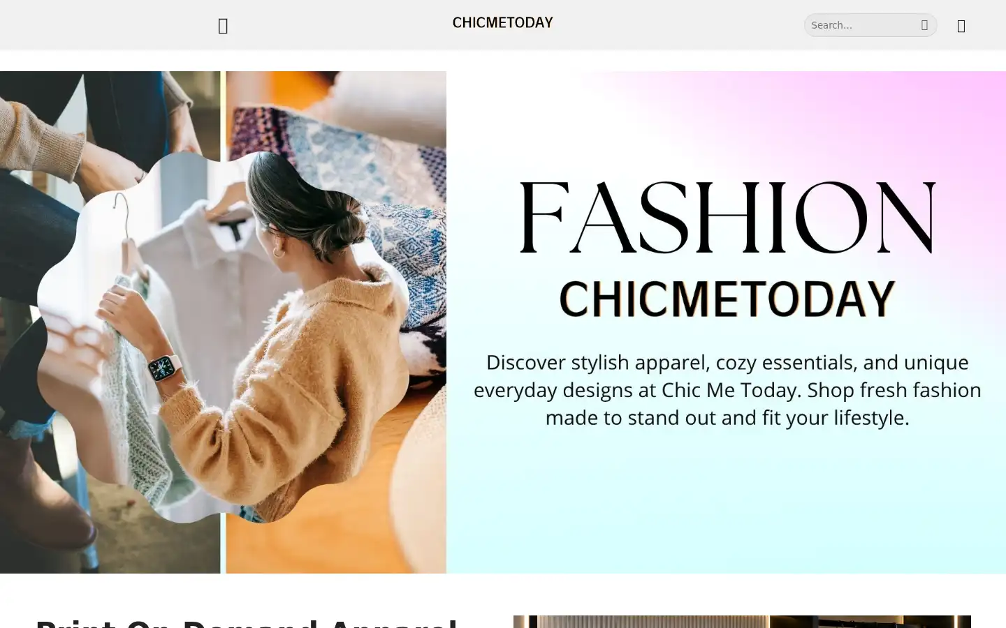 Screenshot of chicmetoday.com