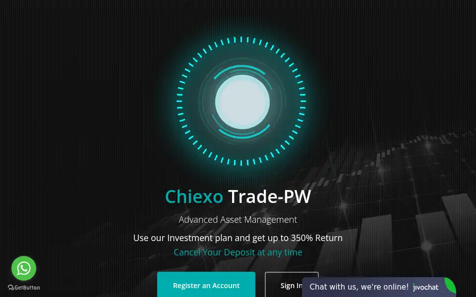 Screenshot of chiexotrade-pw.com