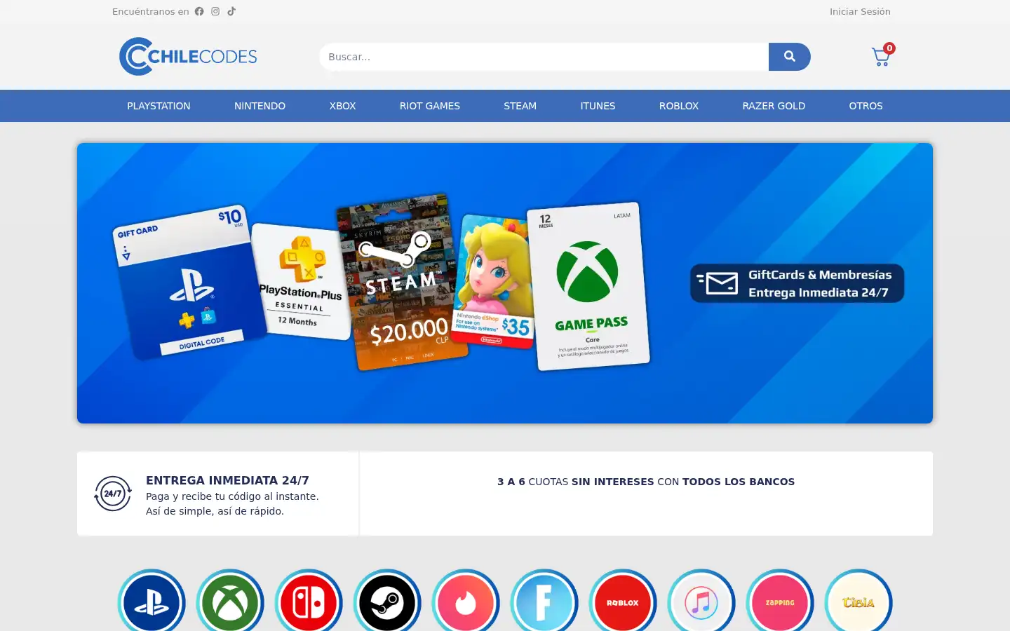 Screenshot of chilecodes.cl
