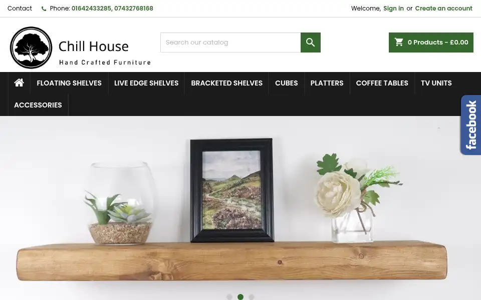 Screenshot of chill-house.co.uk