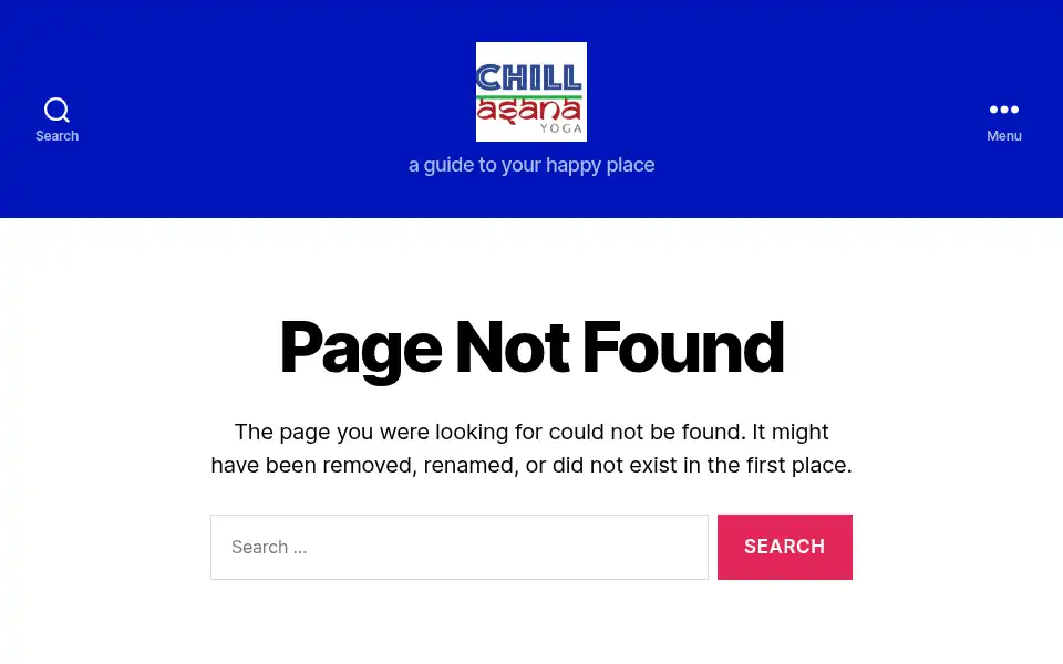 Screenshot of chillasanayoga.com