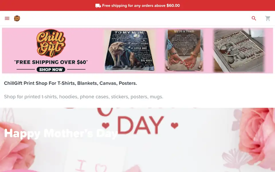 Screenshot of chillgift.com