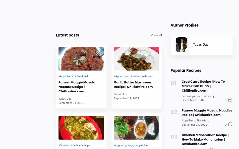 Screenshot of chillionfire.com