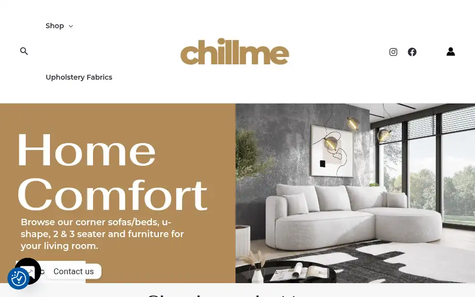 Screenshot of chillme.uk
