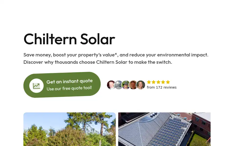 Screenshot of chilternsolar.co.uk