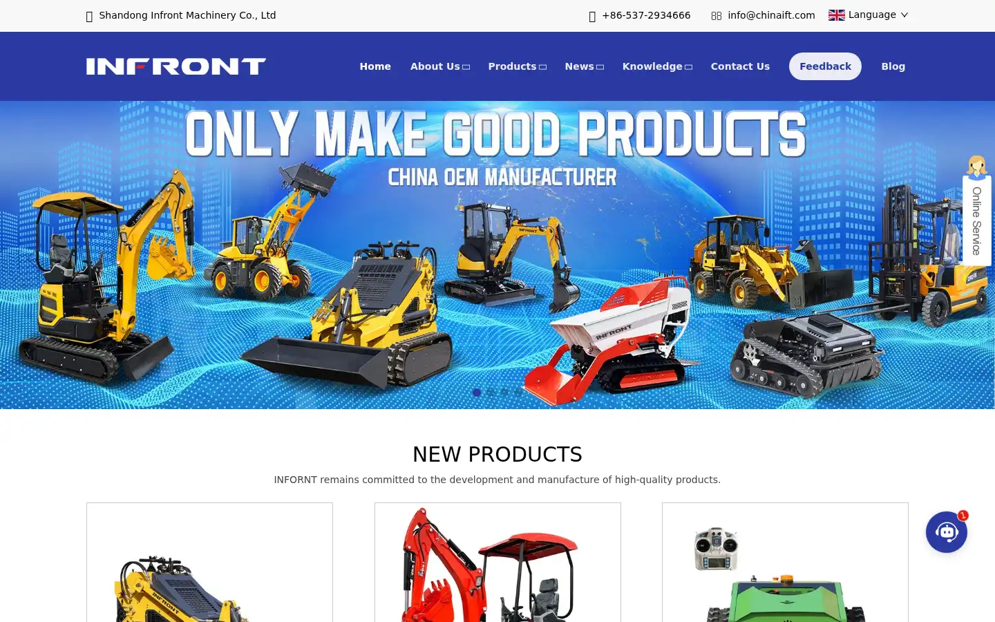 Screenshot of chinaift.com