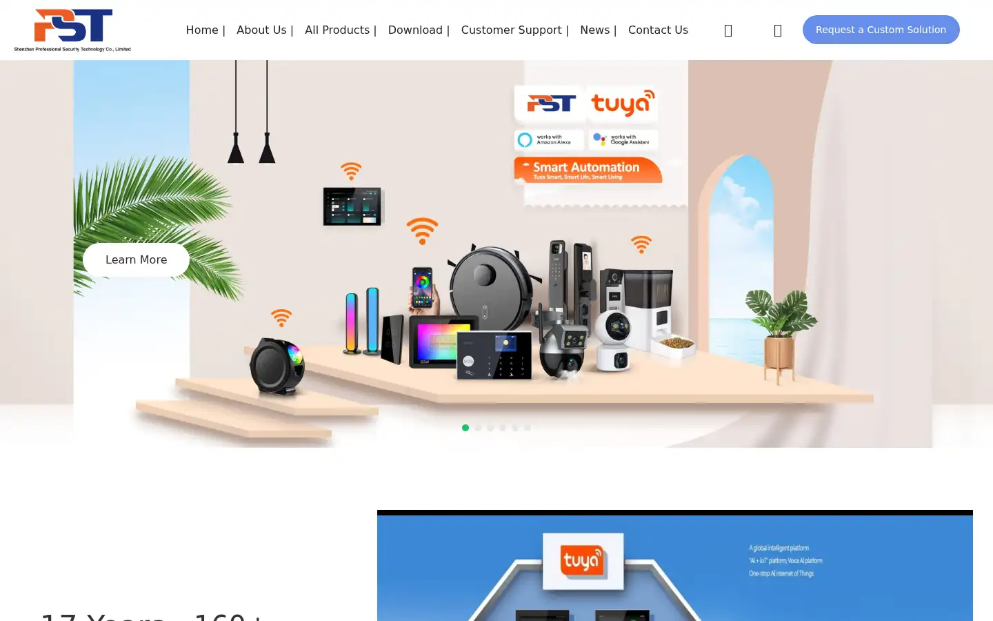 Screenshot of chinapst.com