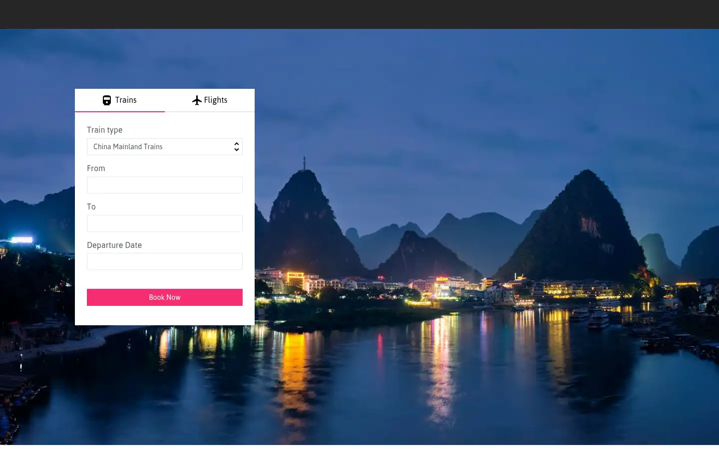 Screenshot of chinaticketonline.com