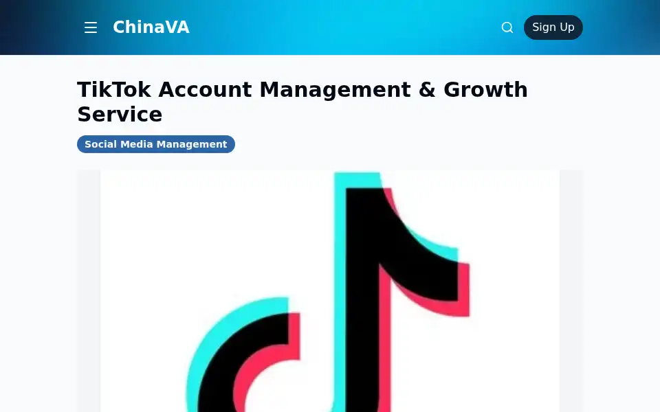 Screenshot of chinava.com