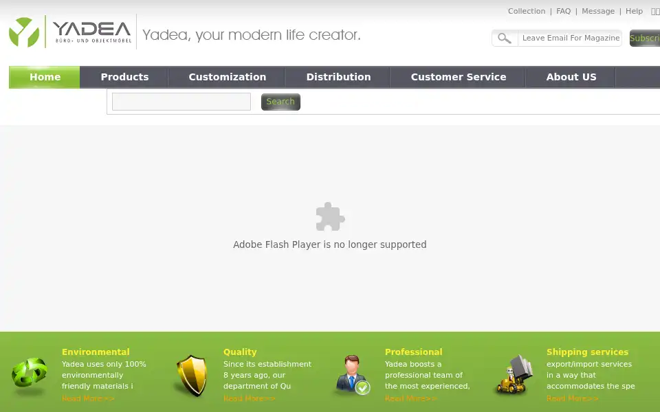 Screenshot of chinayadea.com