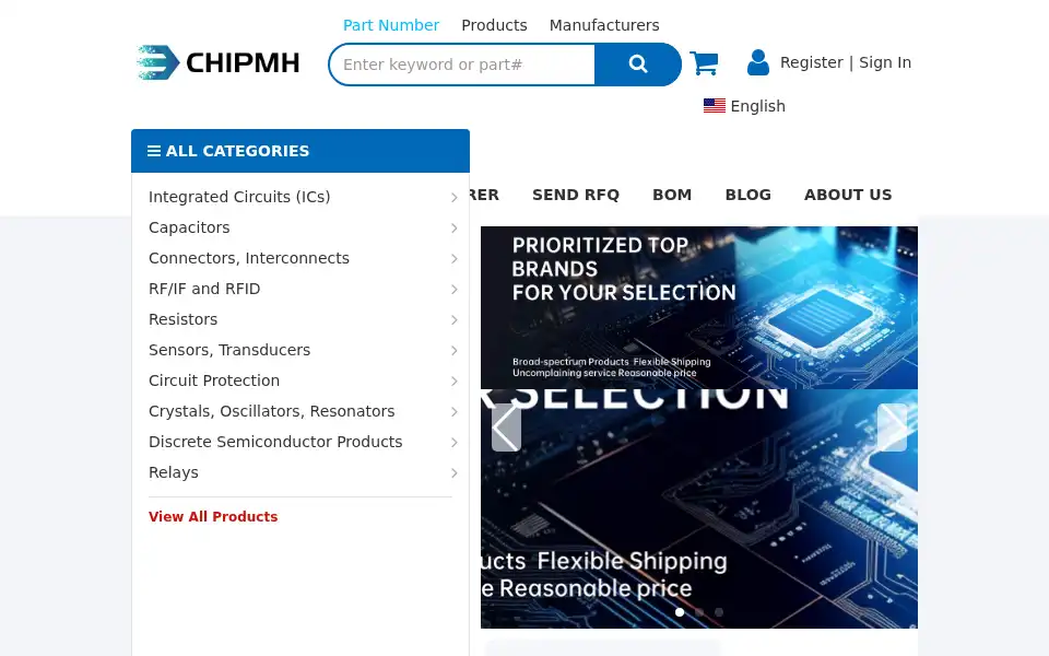 Screenshot of chipmh.com