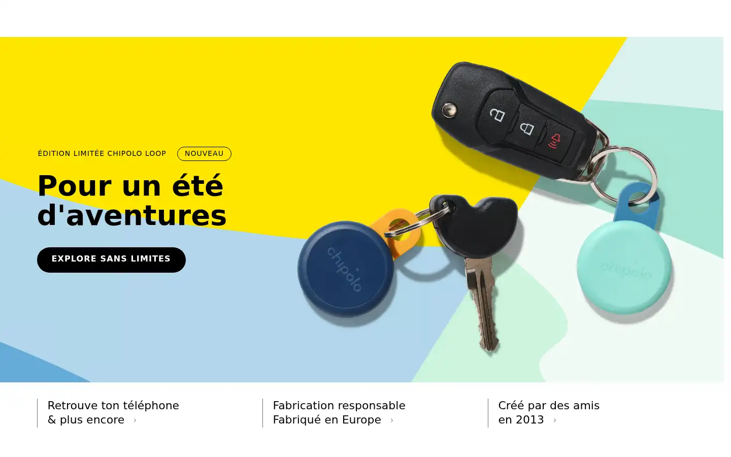 Screenshot of chipolo.net