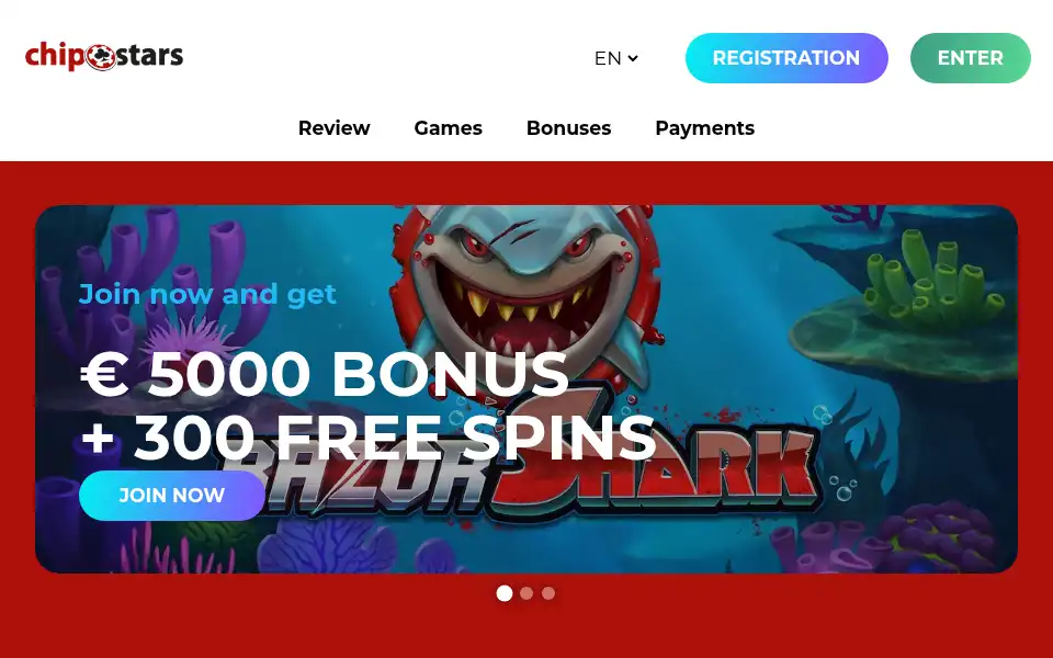Screenshot of chipstars.io